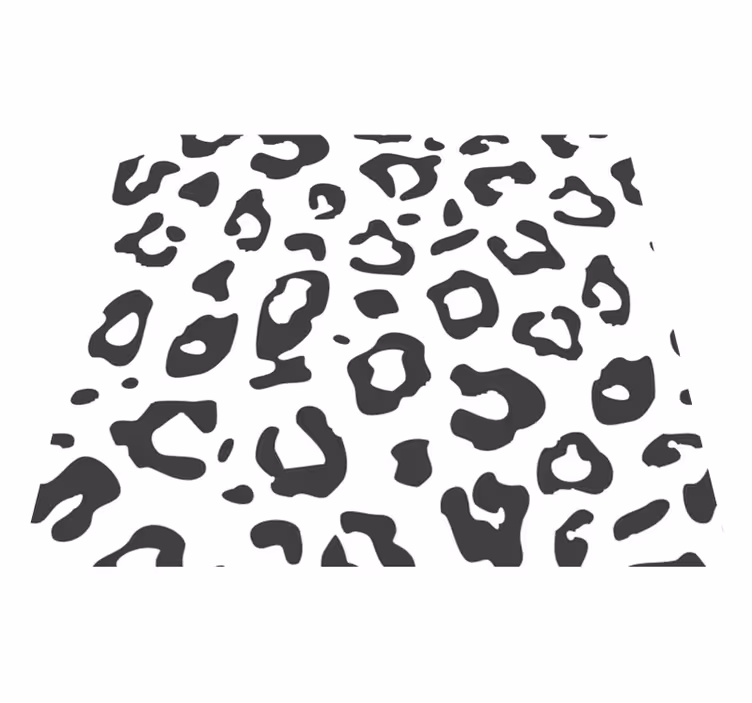 Vinyl teppich tiere schwarzer leopard - TenStickers