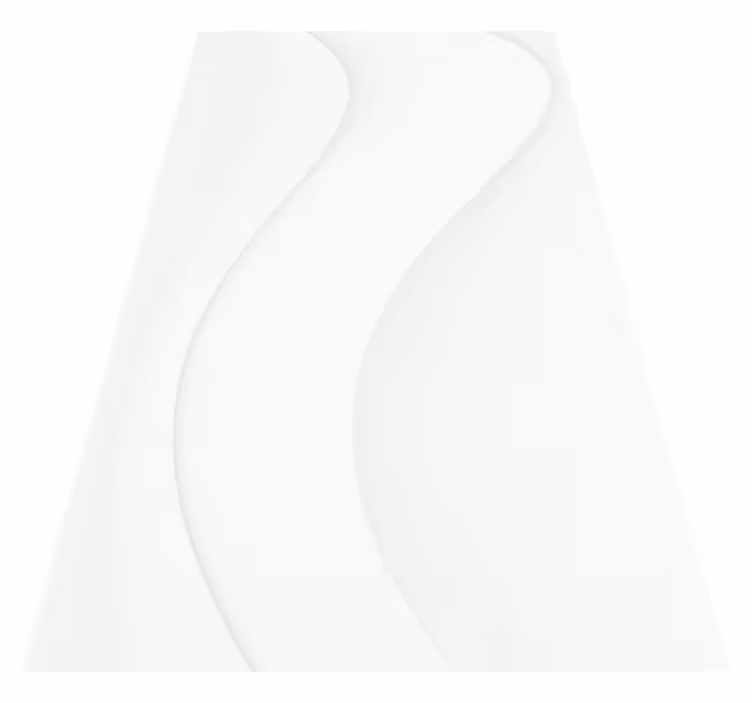 Vinyl teppich modern mit weißen modernen formen - TenStickers