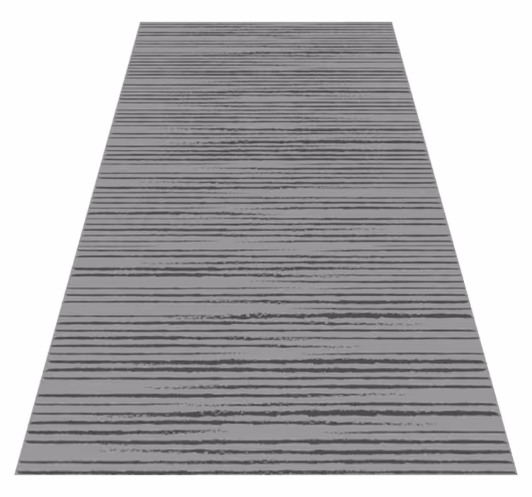 Vinyl teppich modern gestreift grau - TenStickers