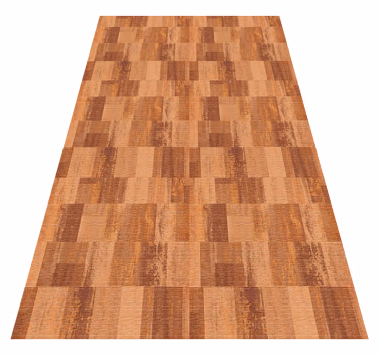 Vinyl teppich textur terrakotta quadrat muster - TenStickers