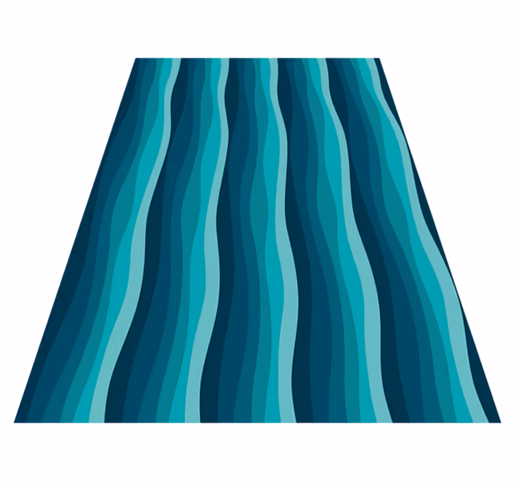 Vinyl teppich textur wellenmuster - TenStickers