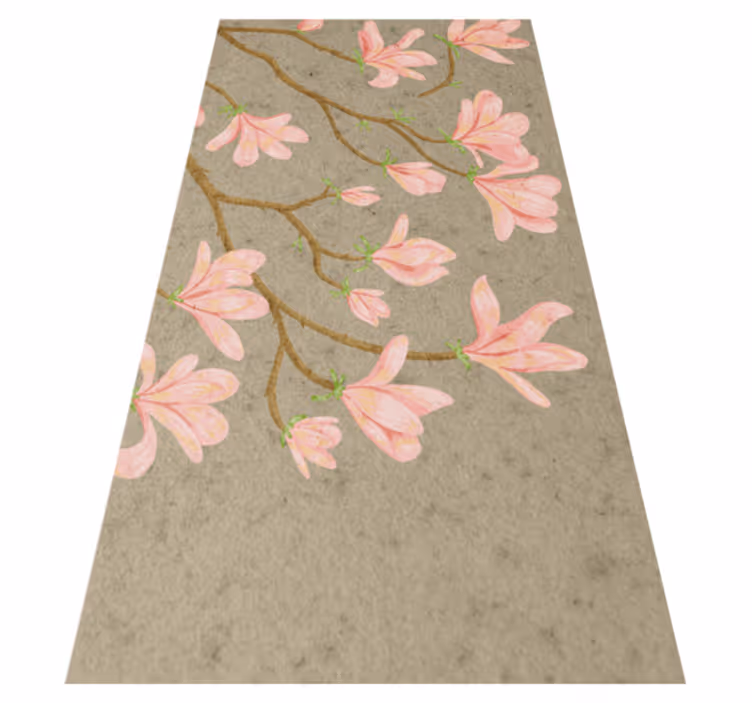 Vinyl teppich vintage im magnolia stil - TenStickers