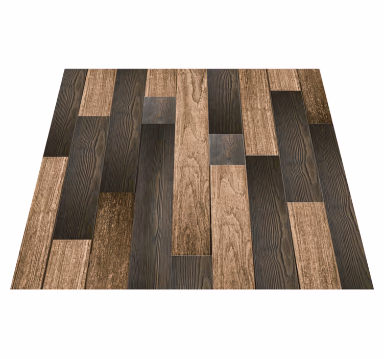 Vinyl teppich textur mit eleganten holzmustern - TenStickers