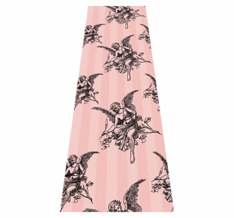 Vinyl teppich vintage im toile jouy design - TenStickers