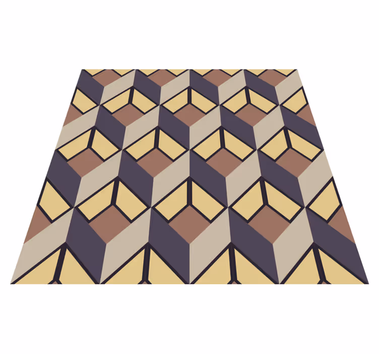 Vinyl teppich vintage in retro grau - TenStickers