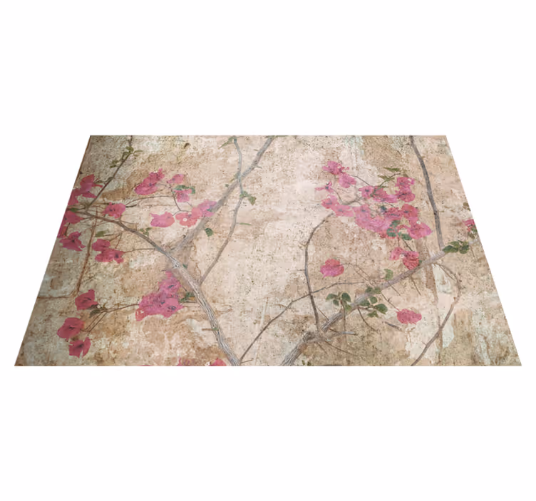 Vinyl teppich vintage im vintage efeu design - TenStickers