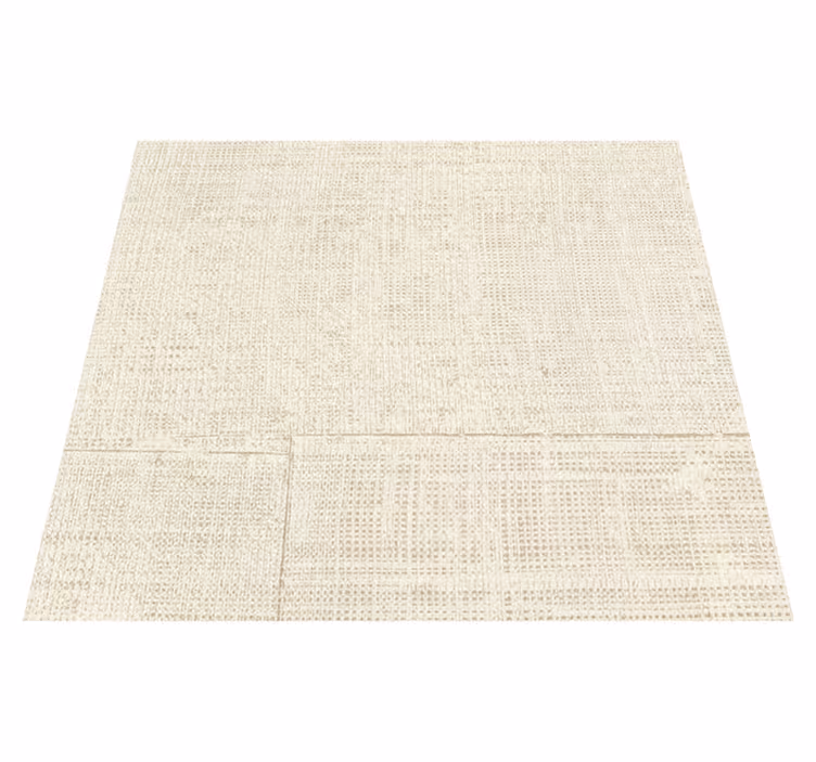 Vinyl teppich textur in beige raffia - TenStickers
