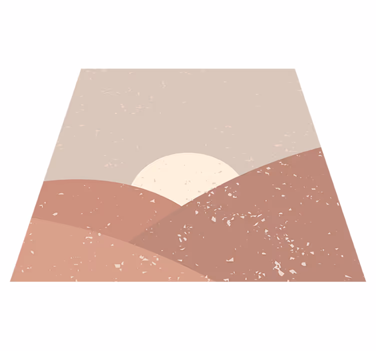 Vinyl teppich geometrisch morgenkunst - TenStickers