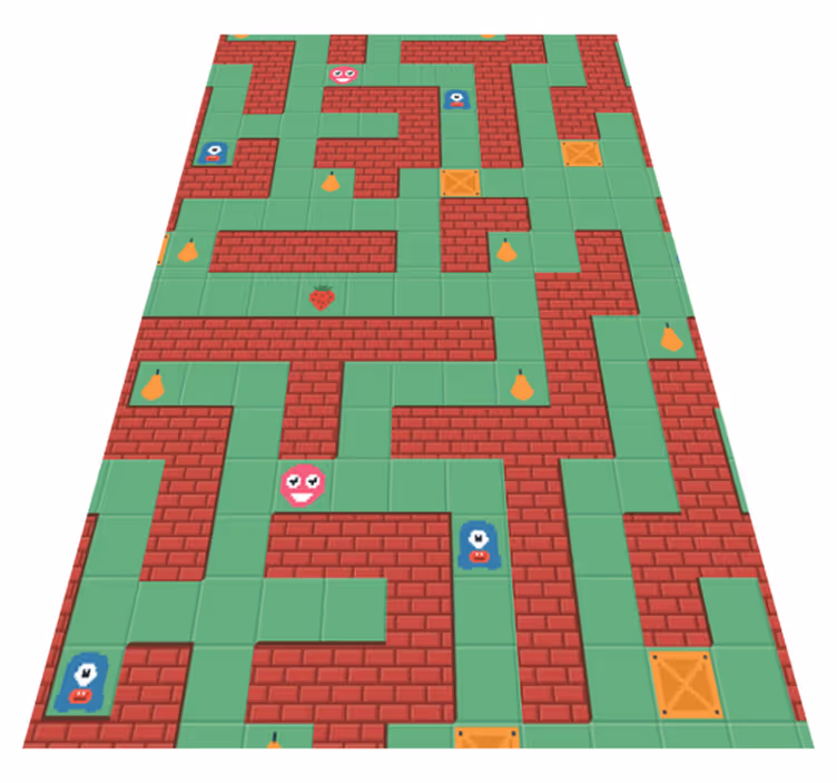 Vinyl teppich spiele schnuller spiel - TenStickers