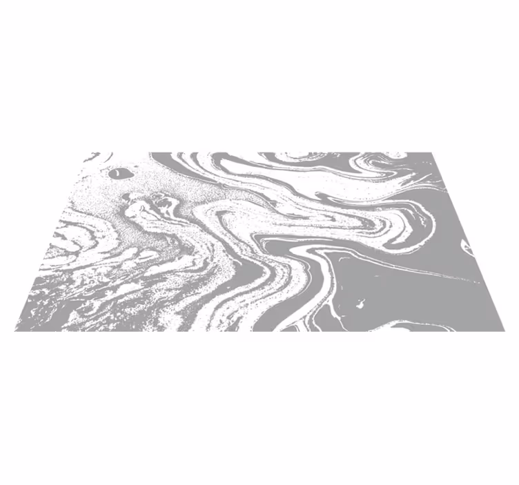 Vinyl teppich eingang in hellem marmorlook - TenStickers