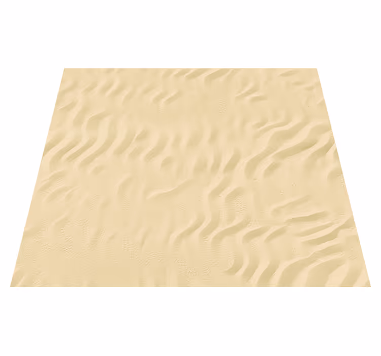 Vinyl teppich beige mit sandiger struktur - TenStickers