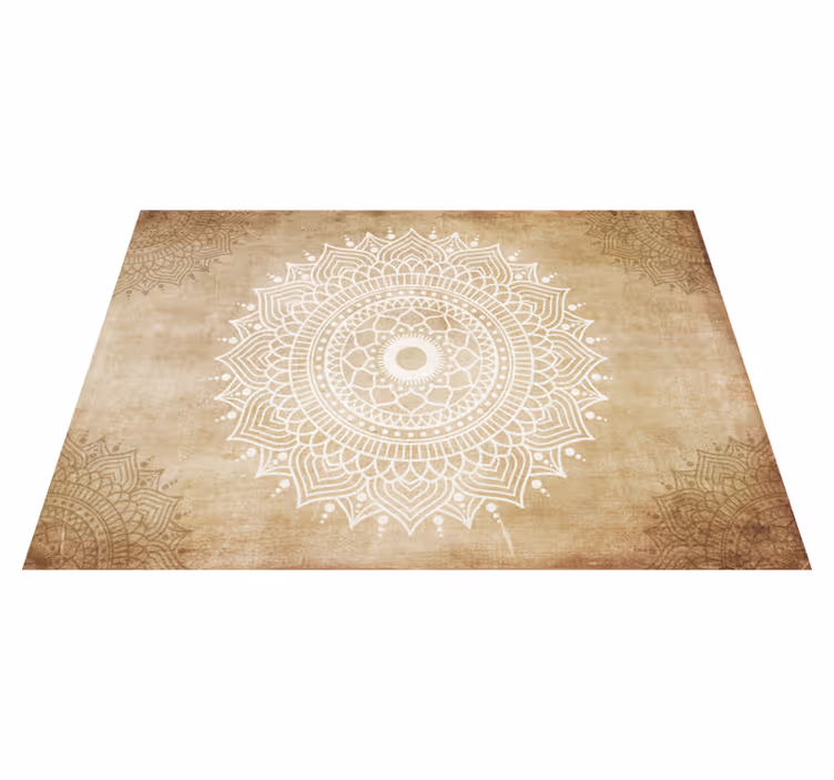 Vinyl teppich beige mit alter papierstruktur - TenStickers