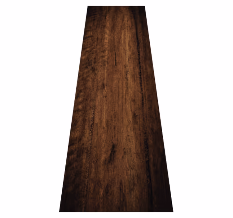 Vinyl teppich braun im look von rohem patiniertem holz - TenStickers