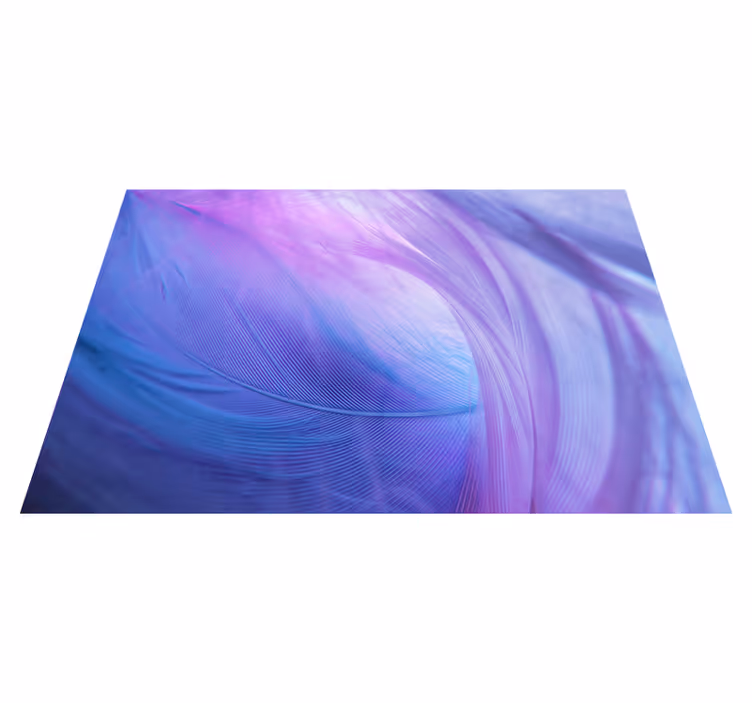 Vinyl teppich lila 3d blau lila wirbel - TenStickers