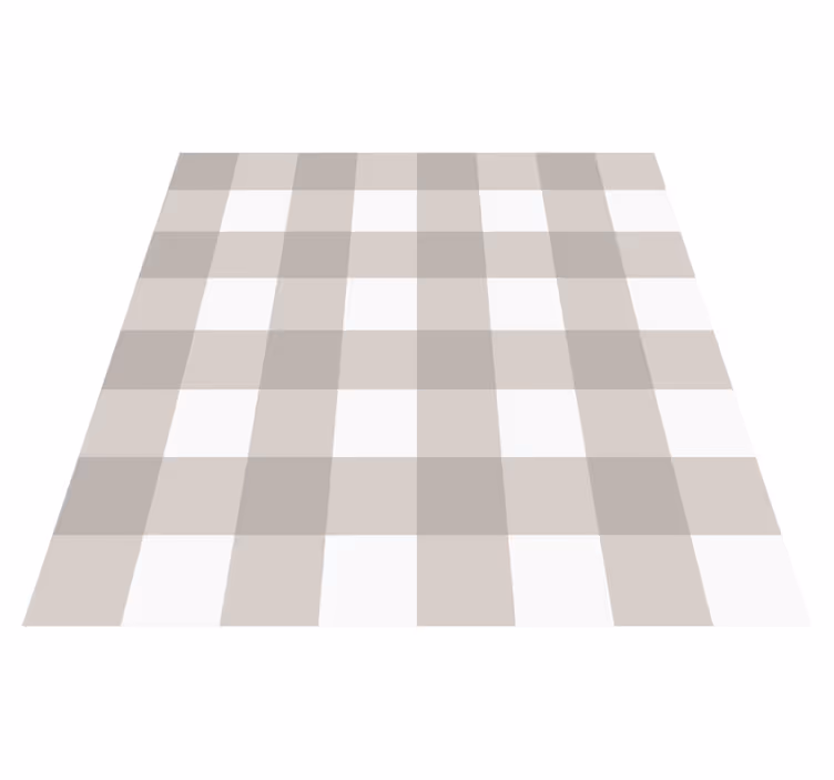 Vinyl teppich terrasse mit beige-weißen muster - TenStickers