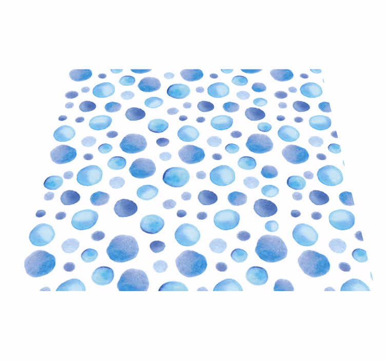 Vinyl teppich terrasse mit bunten blasen - TenStickers