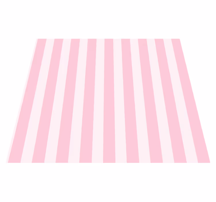Vinyl teppich rosa mit pink gestreiftem design - TenStickers