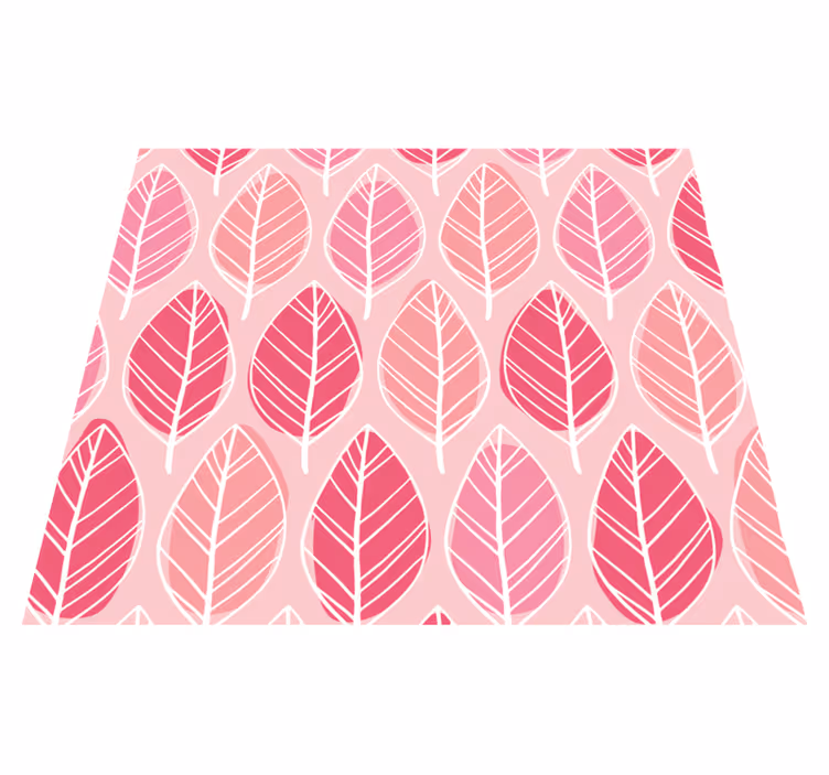Vinyl teppich rosa pinker birkenwald - TenStickers