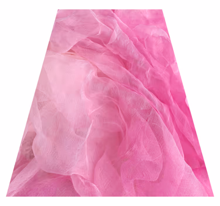 Vinyl teppich rosa mit pinker stoffstruktur - TenStickers