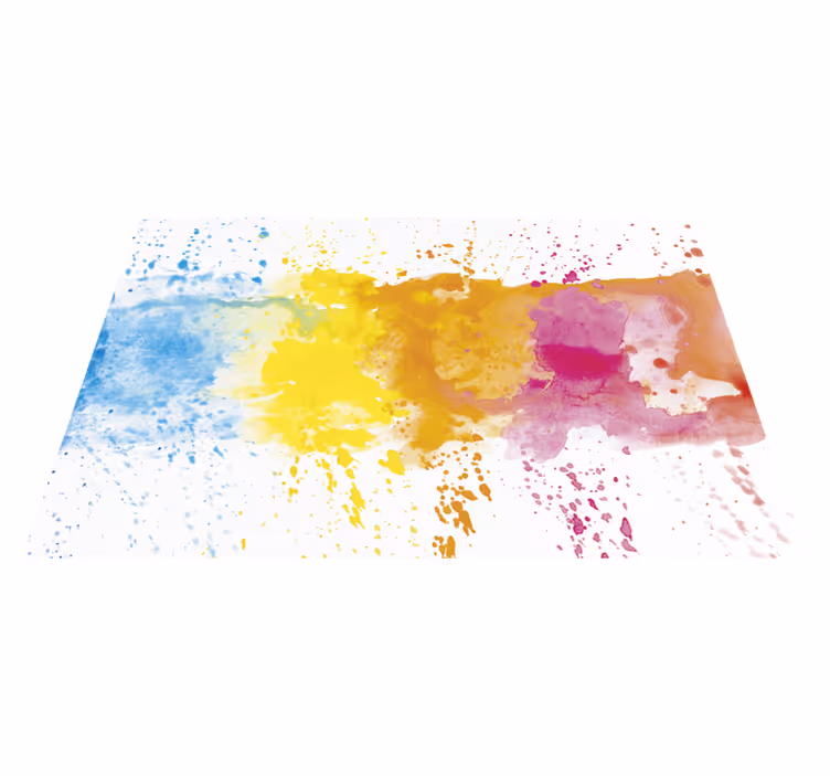 Vinylteppich kindlich bunte gesprenkelte Oberfläche - TenStickers
