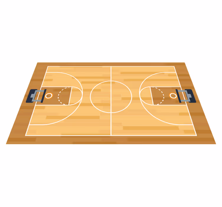 Vinyl teppich für basketball teenager - TenStickers