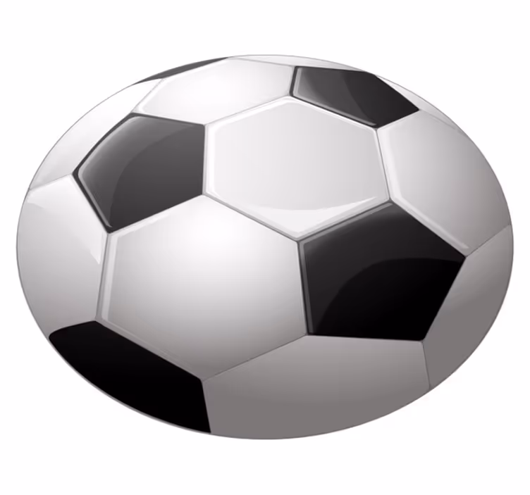 Atemberaubender fußballball teen vinyl teppich - TenStickers