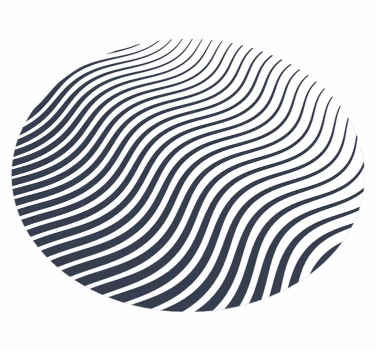 Minimalistische vinyl teppich organische linien - TenStickers