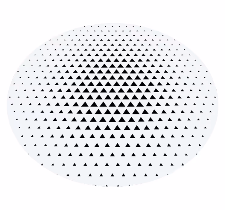 Vinyl Teppich geometrisch geometrisch dreieckig - TenStickers