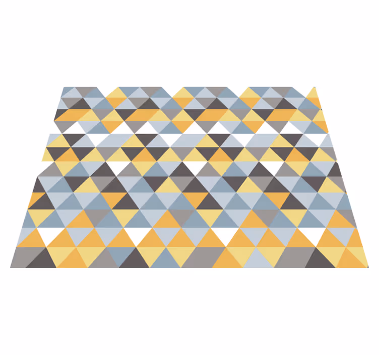 Pastellfarbiger Vinylteppich im nordischen Stil - TenStickers