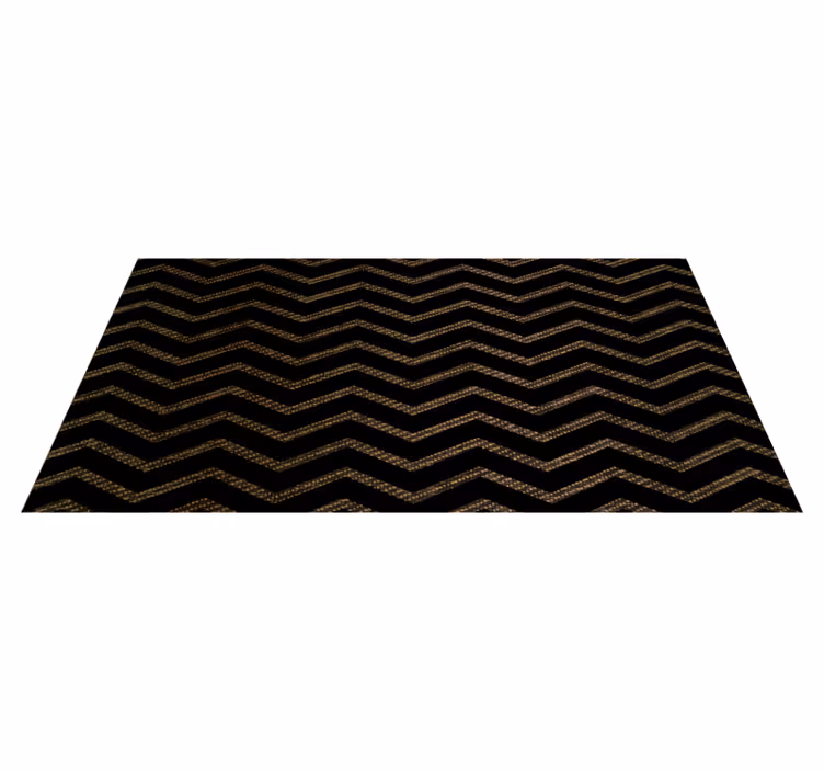 Vinyl Teppich gestreift chevron-streifenmuster - TenStickers