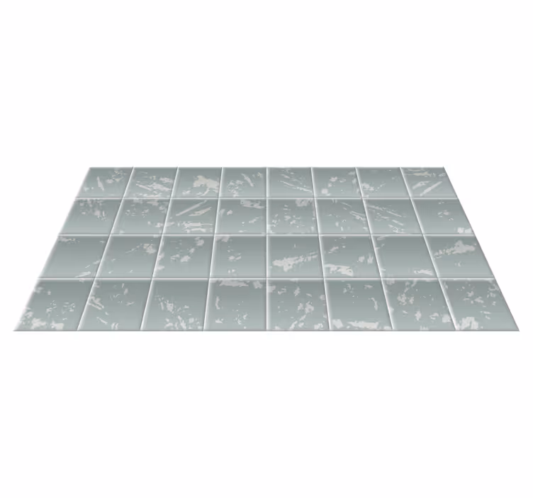 Vinyl Teppich Bad marmorierter flieseneffekt - TenStickers