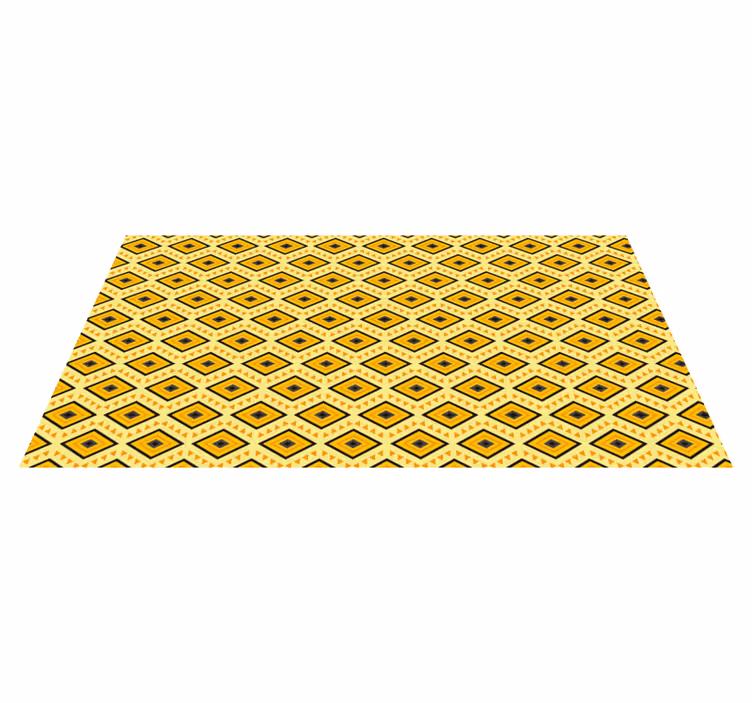 Vinyl Teppich geometrisch geometrisch gemusterte quadrate - TenStickers
