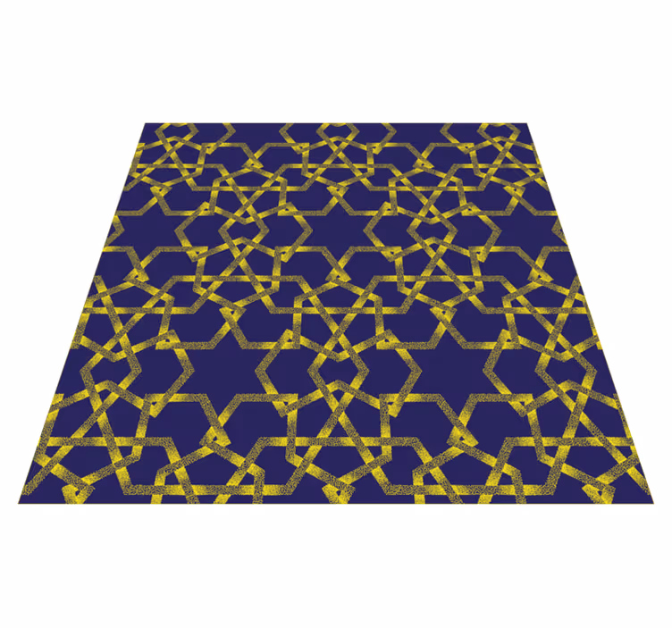 Vinyl Teppich Bad geometrischer badezimmer-akzent - TenStickers