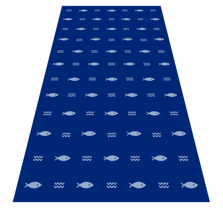 Vinylteppich Fische Minimalistisches Fischmuster - TenStickers