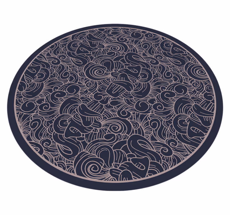 Vinyl Teppich Mandala mandala wirbel motiv - TenStickers