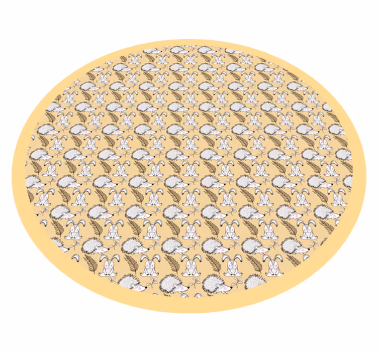 Vinyl Teppich Baby igel-illustration - TenStickers