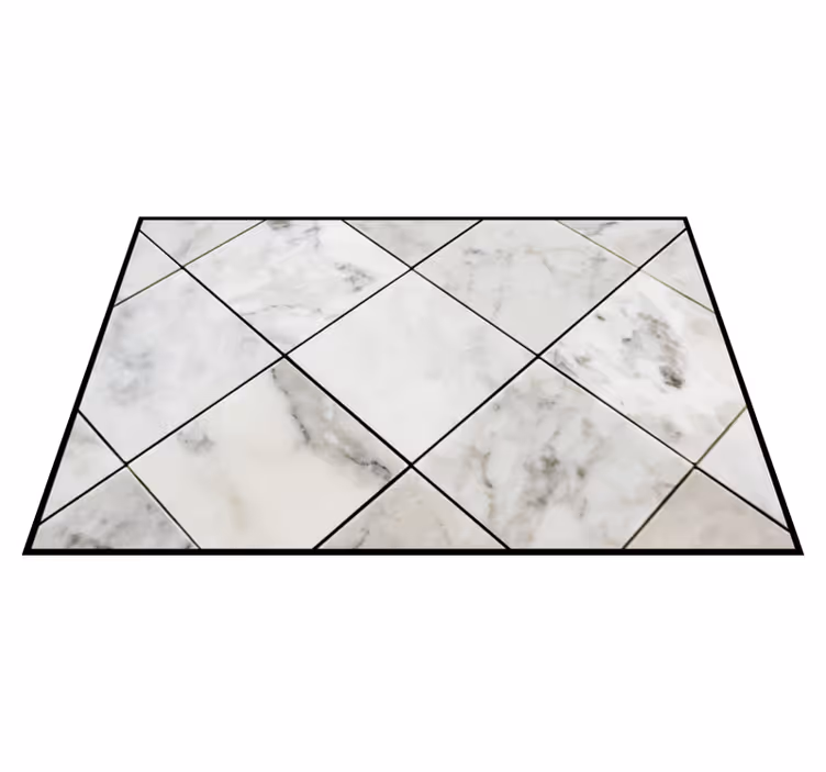 Vinyl Teppich Marmor marmor-illusion - TenStickers