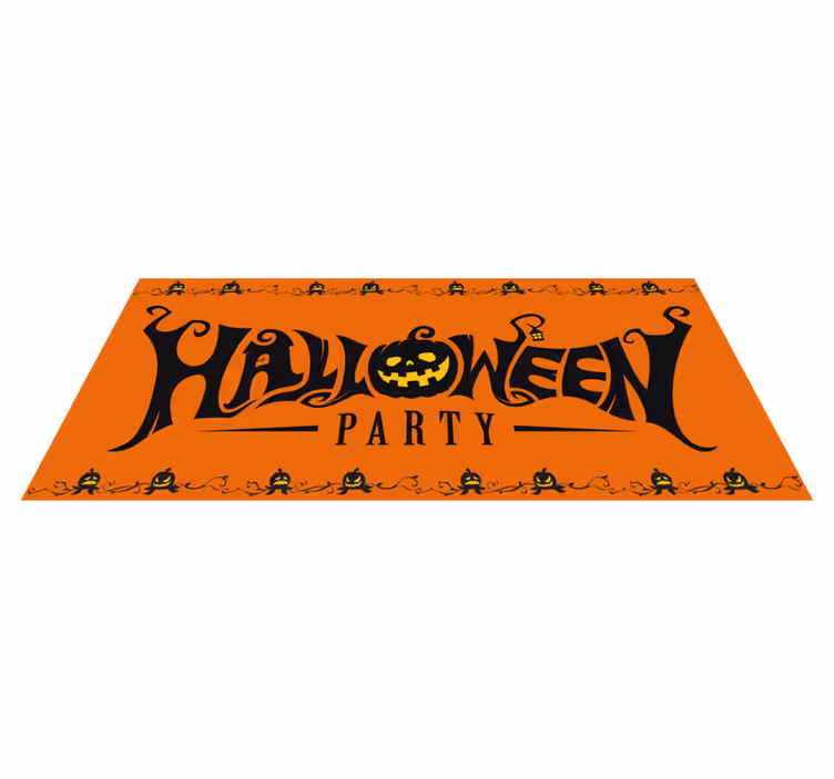 Vinyl Teppich Halloween halloween fest dekor - TenStickers