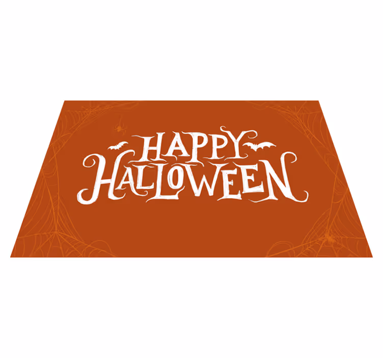 Vinyl Teppich Halloween festliche halloween-nachricht - TenStickers
