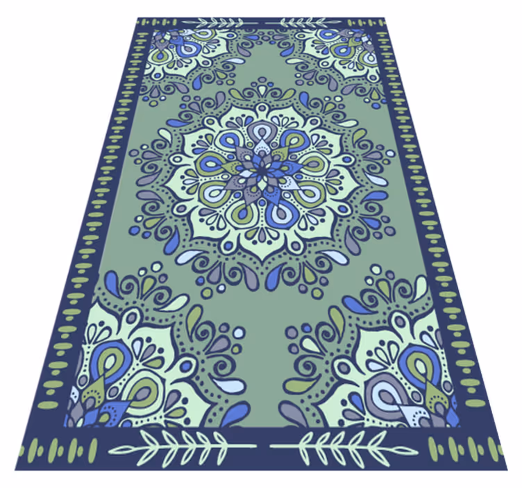 Vinyl Teppich Mandala tafelaufsatz mit mandala-motiv - TenStickers