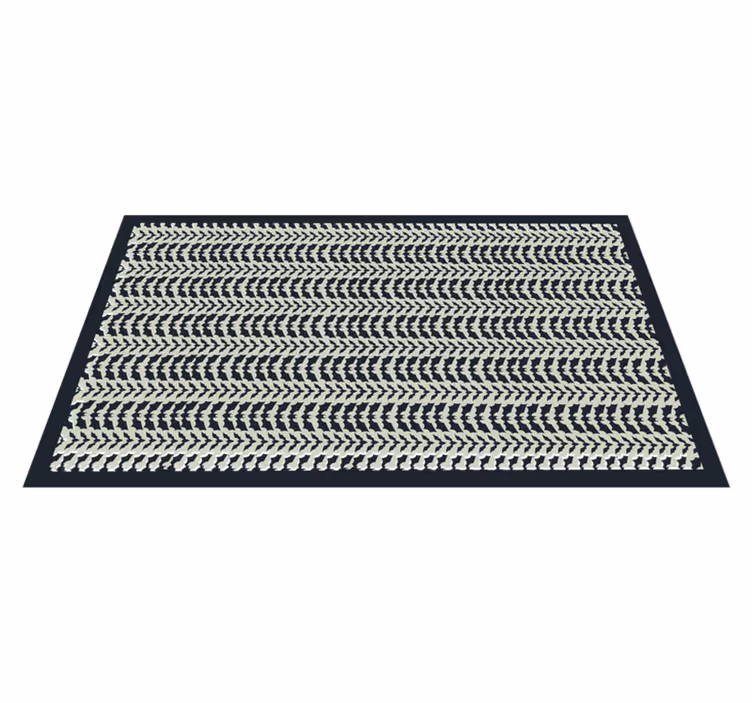 Vinyl Teppich gestreift chevron-komplexität - TenStickers