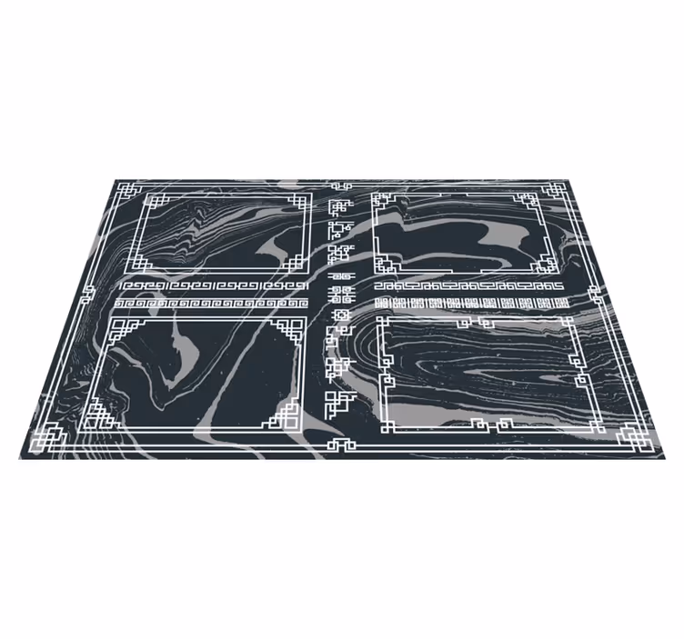 Vinyl Teppich Marmor marmoriertes textil - TenStickers