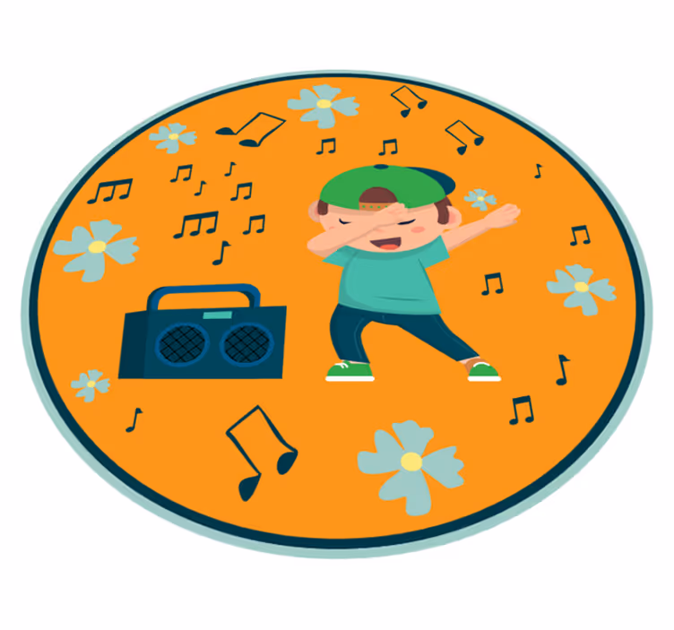 Vinyl Teppich Kinder kindertanzbilder - TenStickers