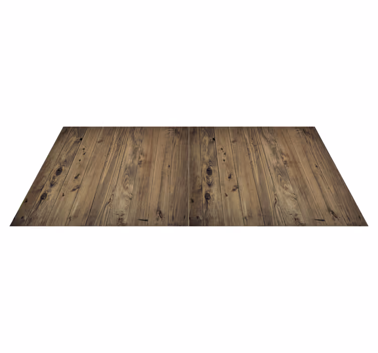 Vinyl Teppich Küche abgenutztes Holz - TenStickers