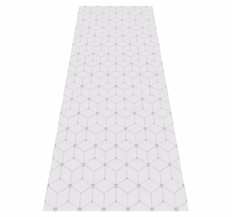 Vinyl Teppich Fliesenoptik geometrisches fliesenmuster - TenStickers