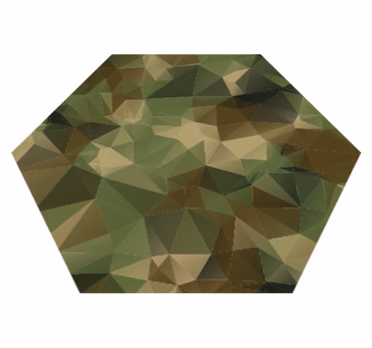Vinyl Teppich geometrisch geometrisch gemustertes sechseck - TenStickers