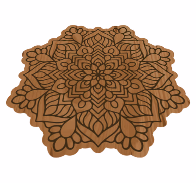 Vinyl Teppich Mandala mandala-komplexität - TenStickers