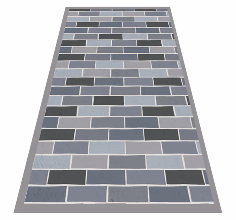 Vinyl Teppich Imitation mauerwerk muster - TenStickers