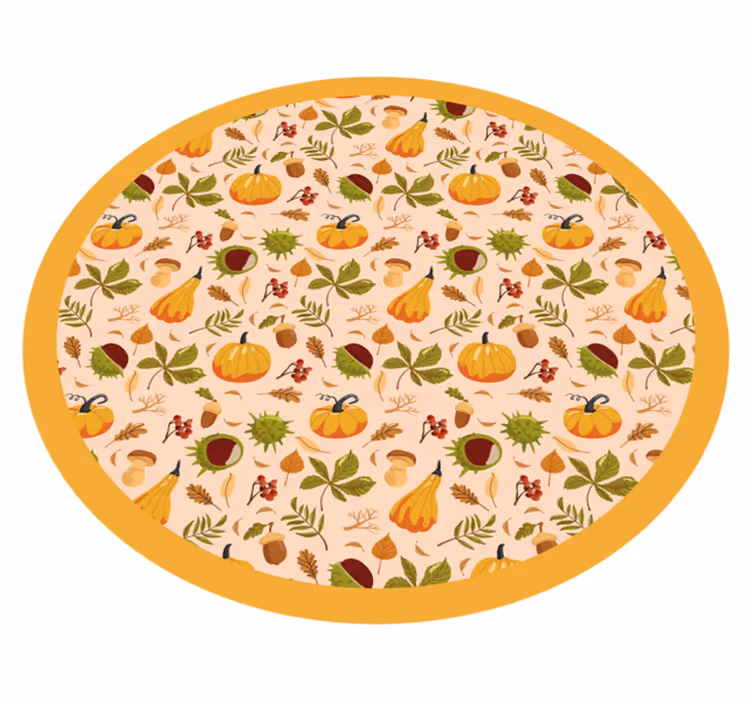 Vinyl Teppich Natur herbsterntethema - TenStickers