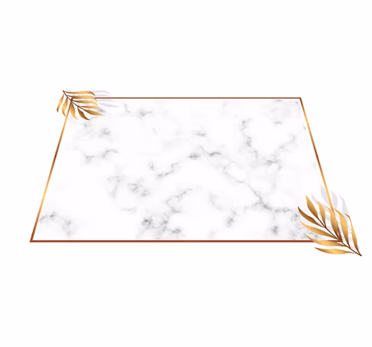 Vinyl Teppich Marmoroptik marmor eleganz - TenStickers